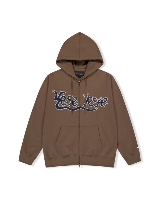 Y.E.S Snail Logo Zip-up Hoodie