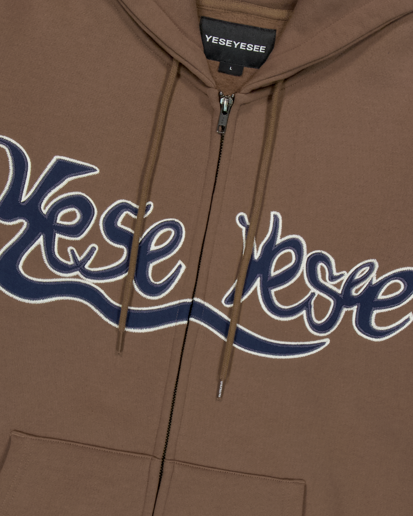 Y.E.S Snail Logo Zip-up Hoodie