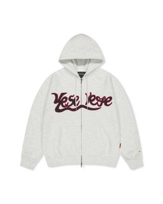 Y.E.S Snail Logo Zip-up Hoodie (24FW)