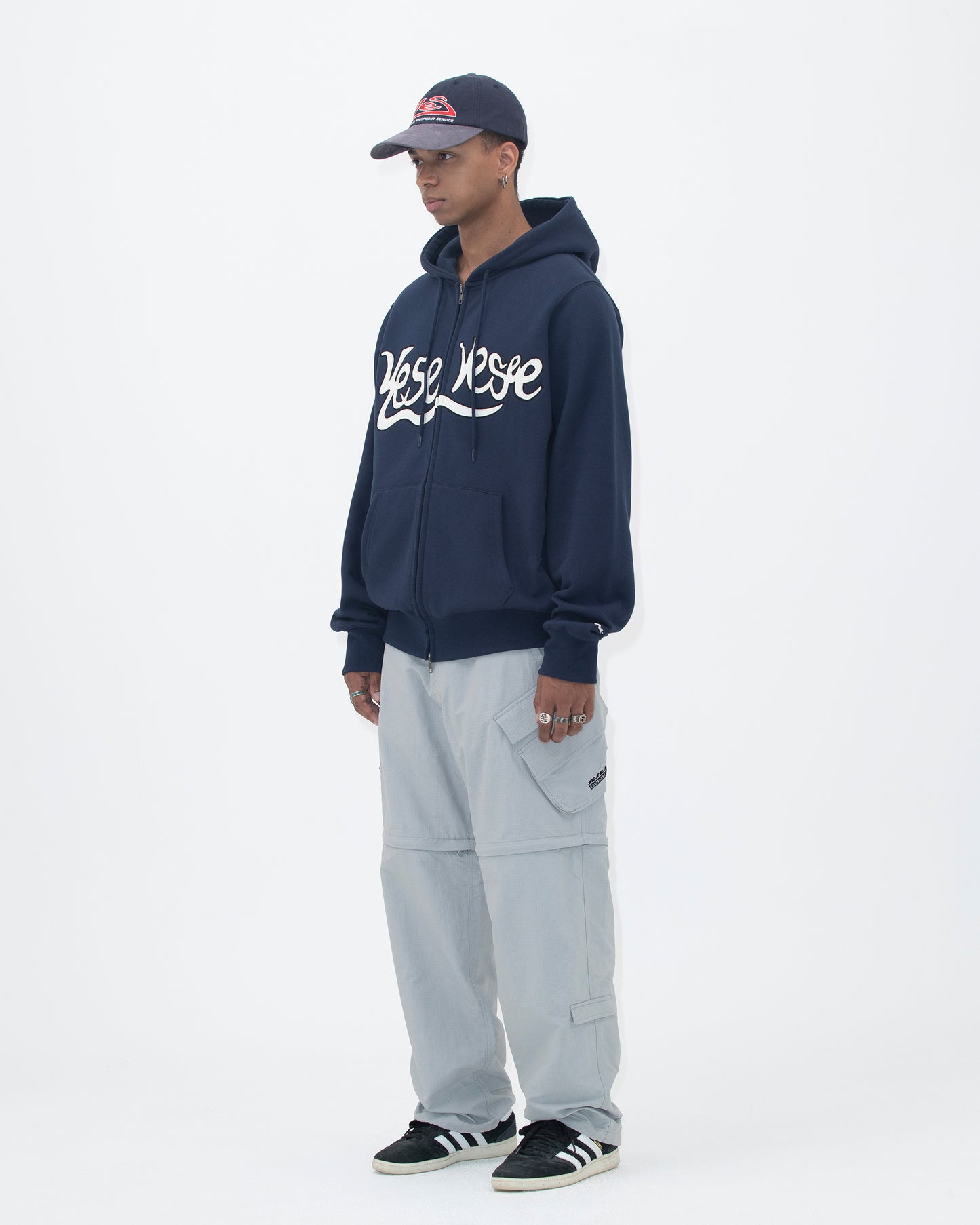 Y.E.S Snail Logo Zip-up Hoodie (24FW)