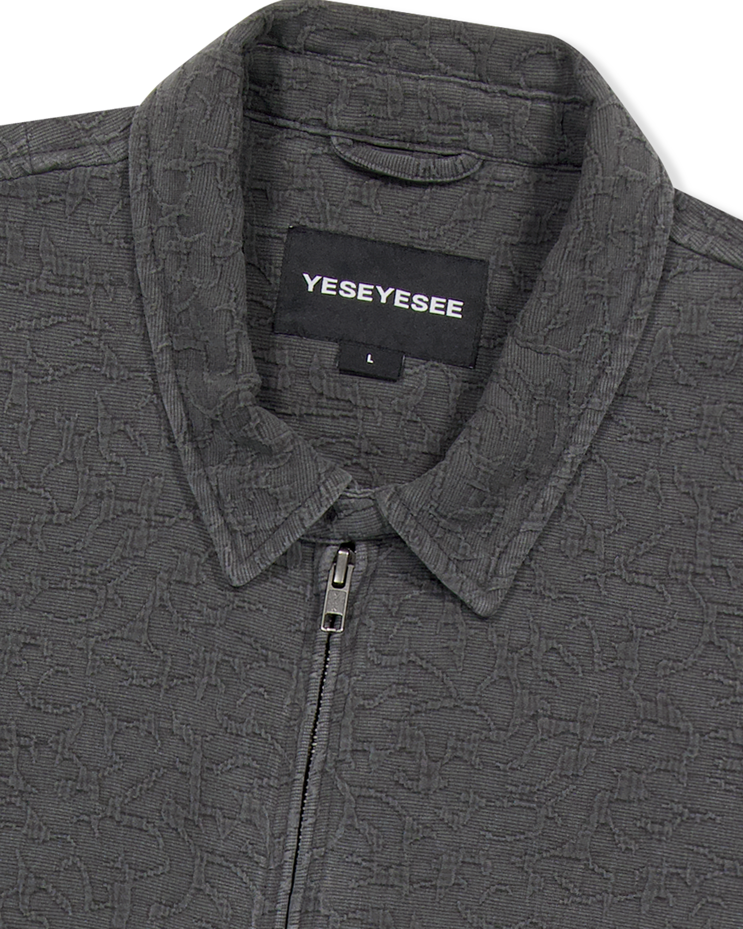 Abstract Jacquard Zip Jacket