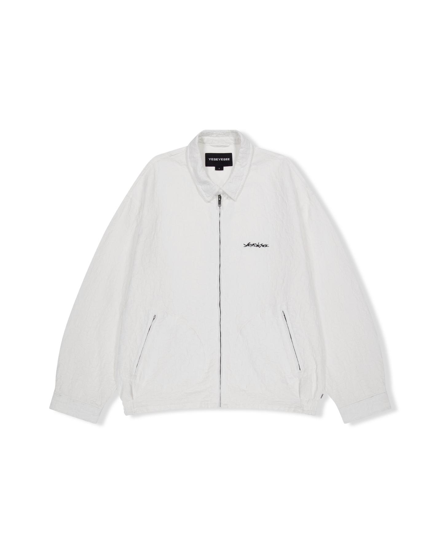 Abstract Jacquard Zip Jacket