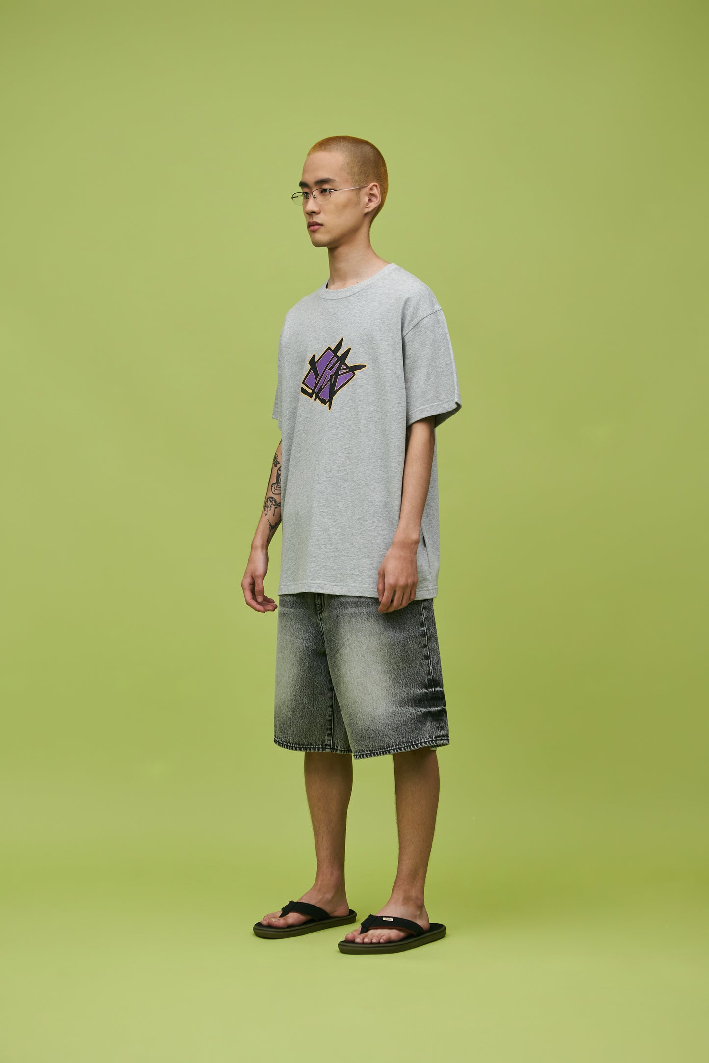 Basal 5 Pockets Denim Shorts