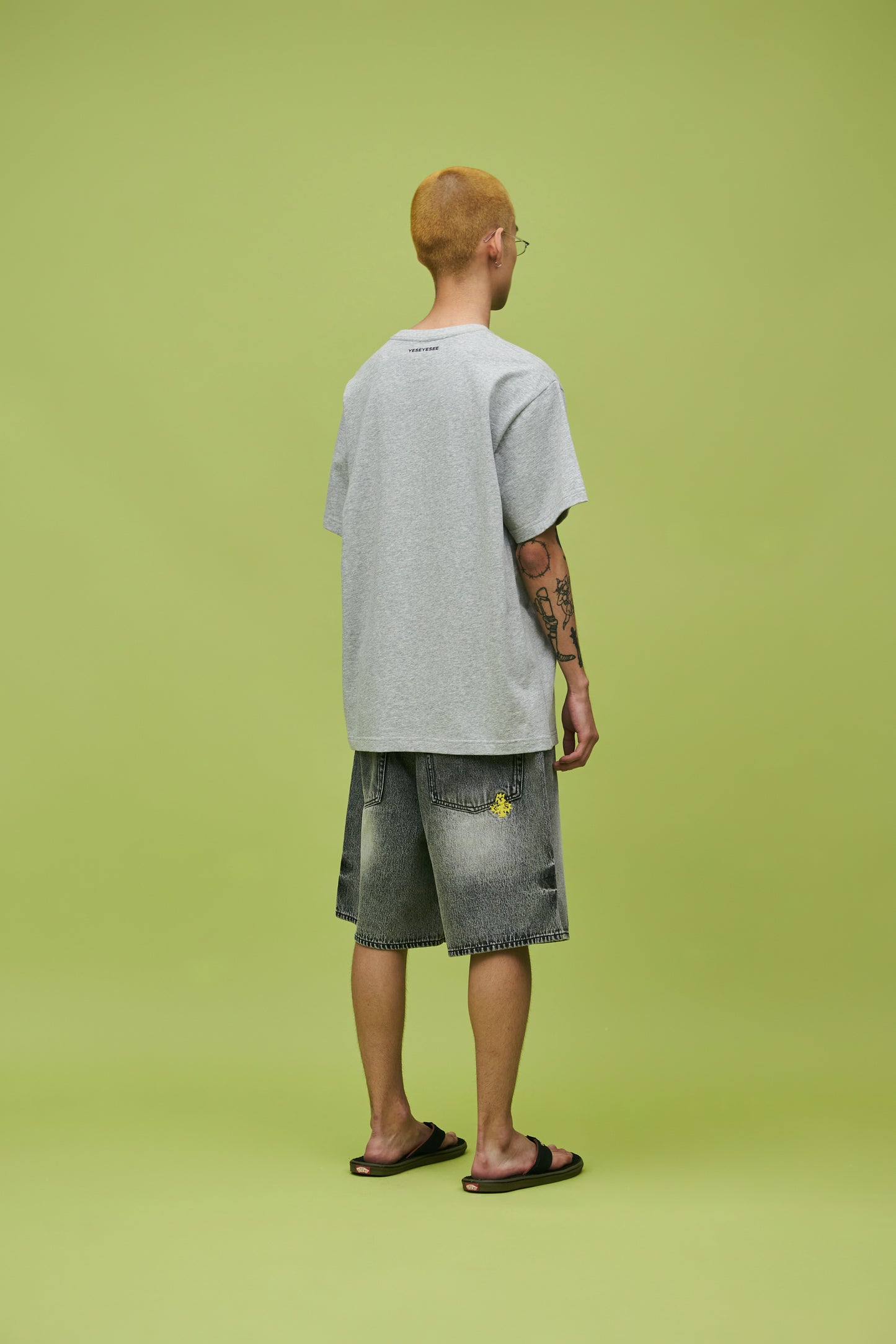 Basal 5 Pockets Denim Shorts