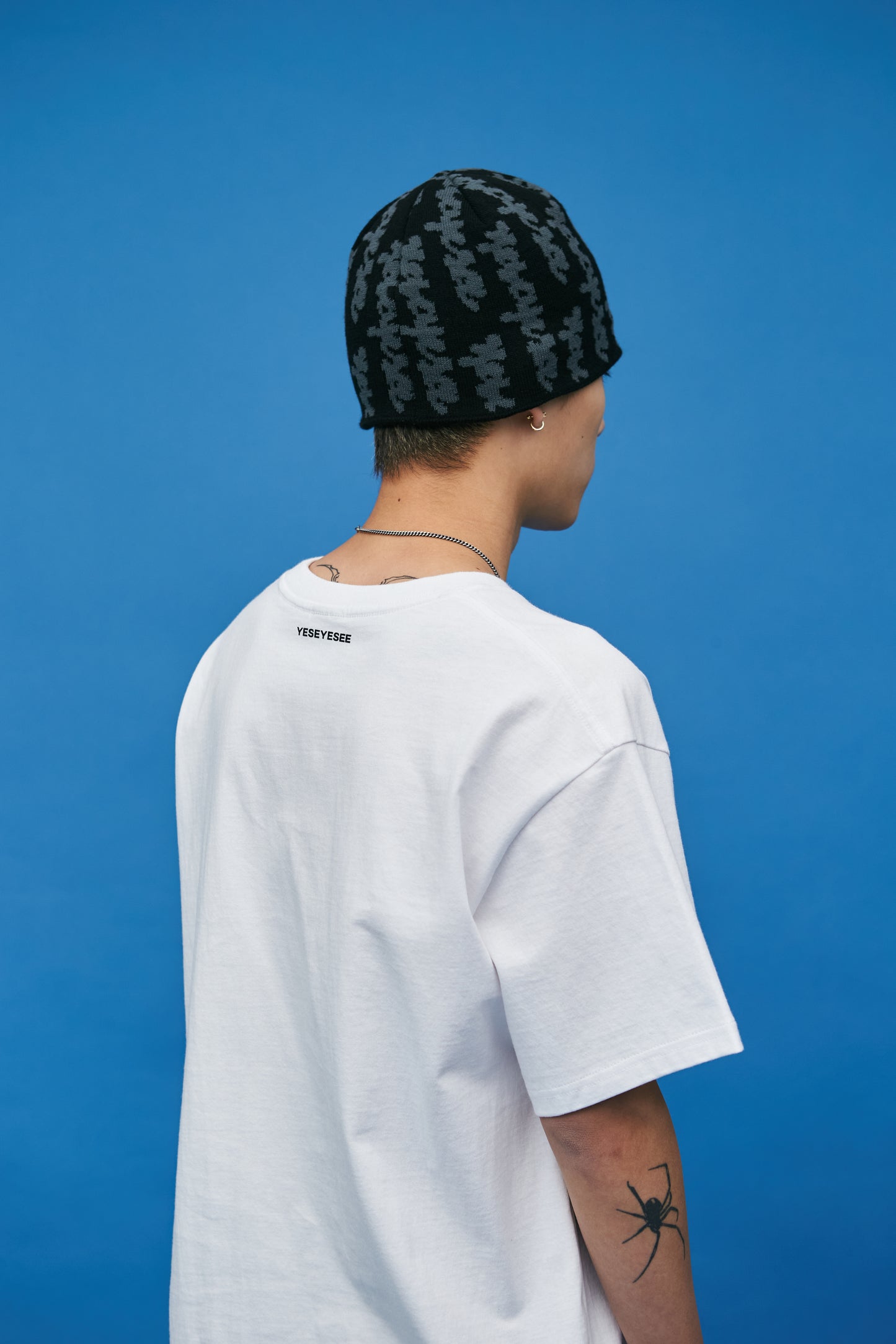 Doodled Jacquard Beanie