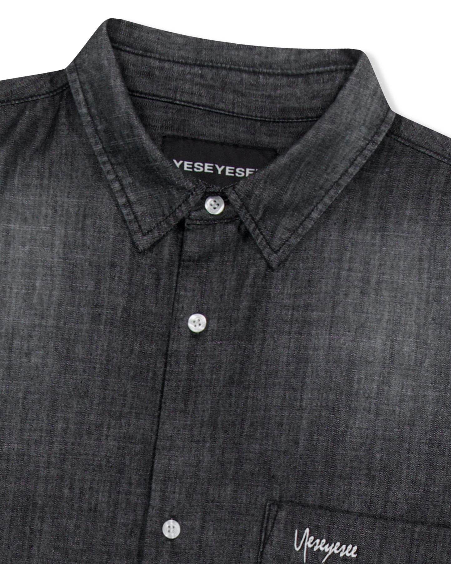 Loose Fit Denim Half Shirts