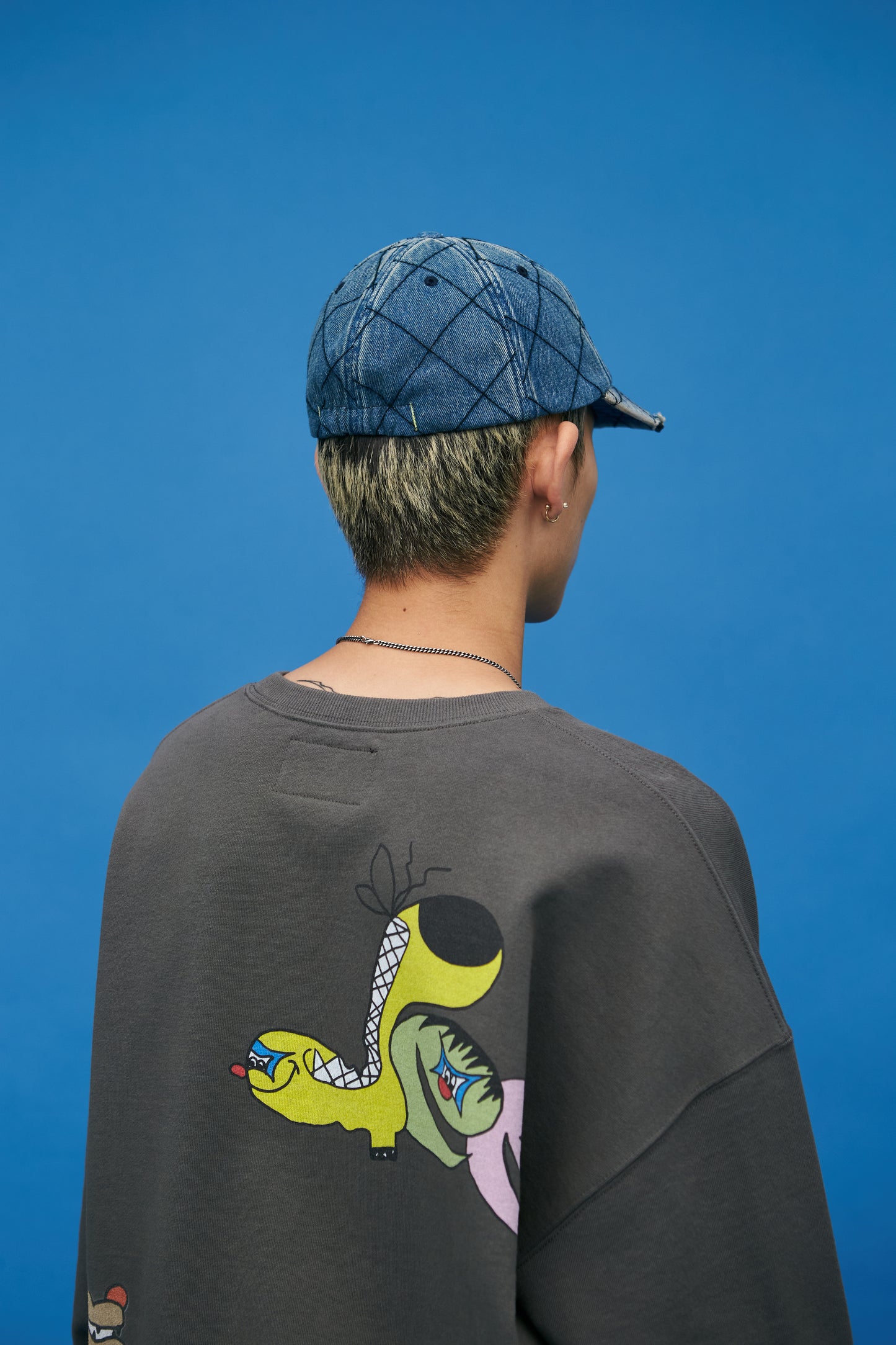 Net Denim Cap
