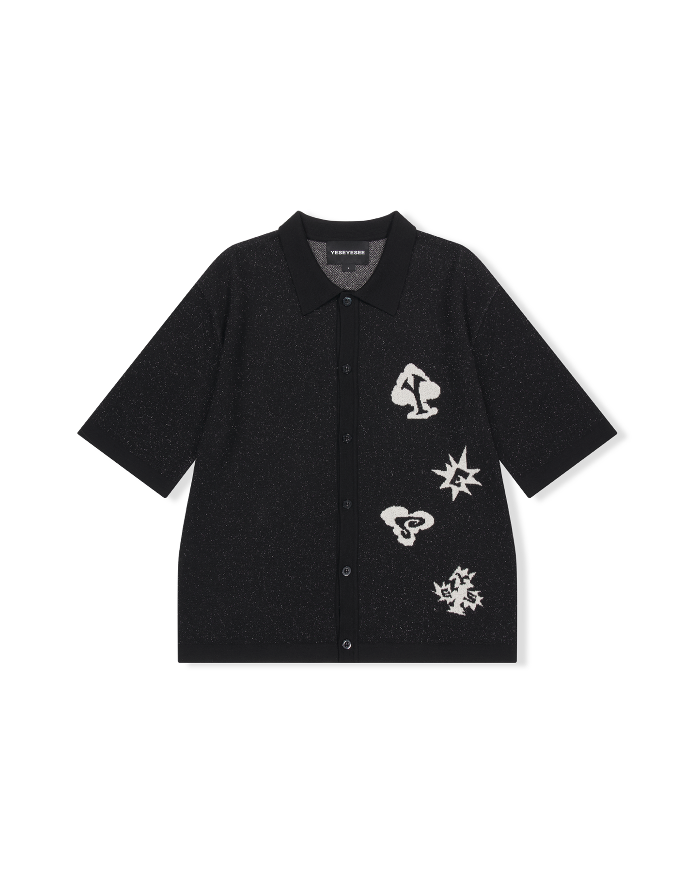 Poker Icons Knit Half Shirts