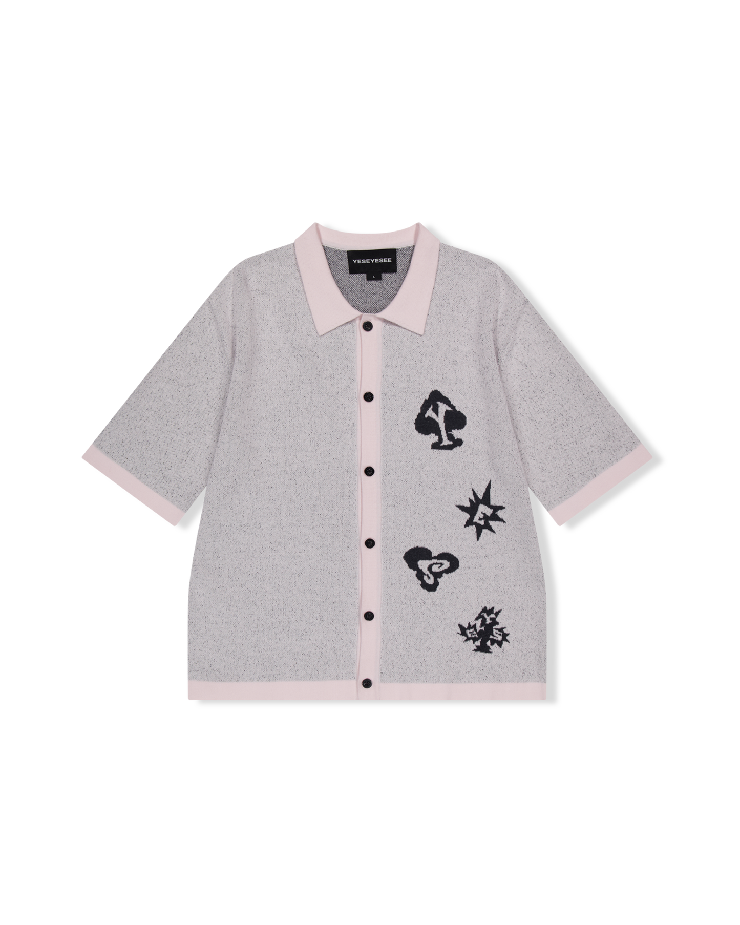 Poker Icons Knit Half Shirts