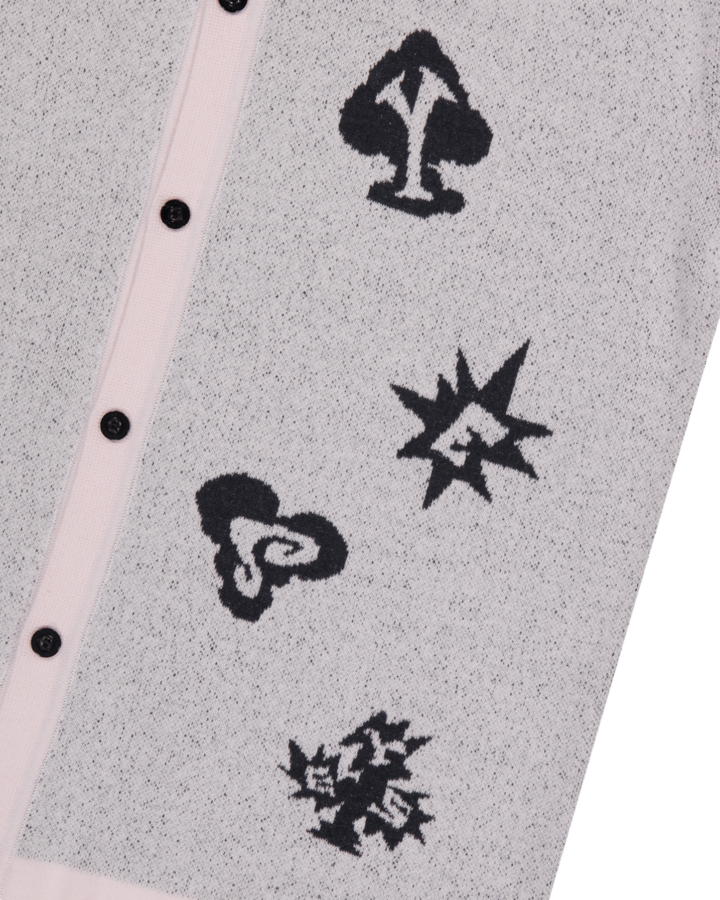 Poker Icons Knit Half Shirts