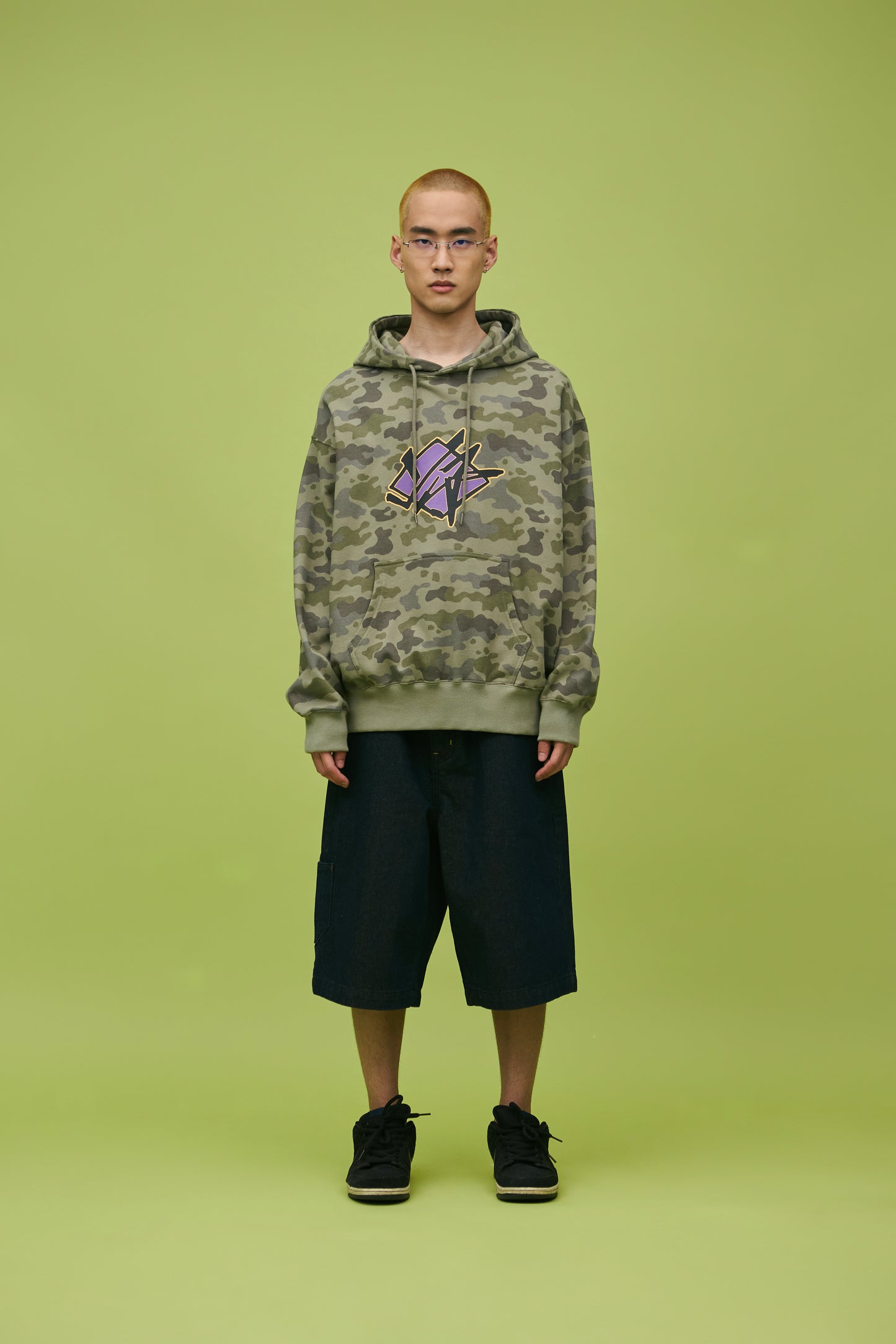 Y.E.S Camo Sign Hoodie