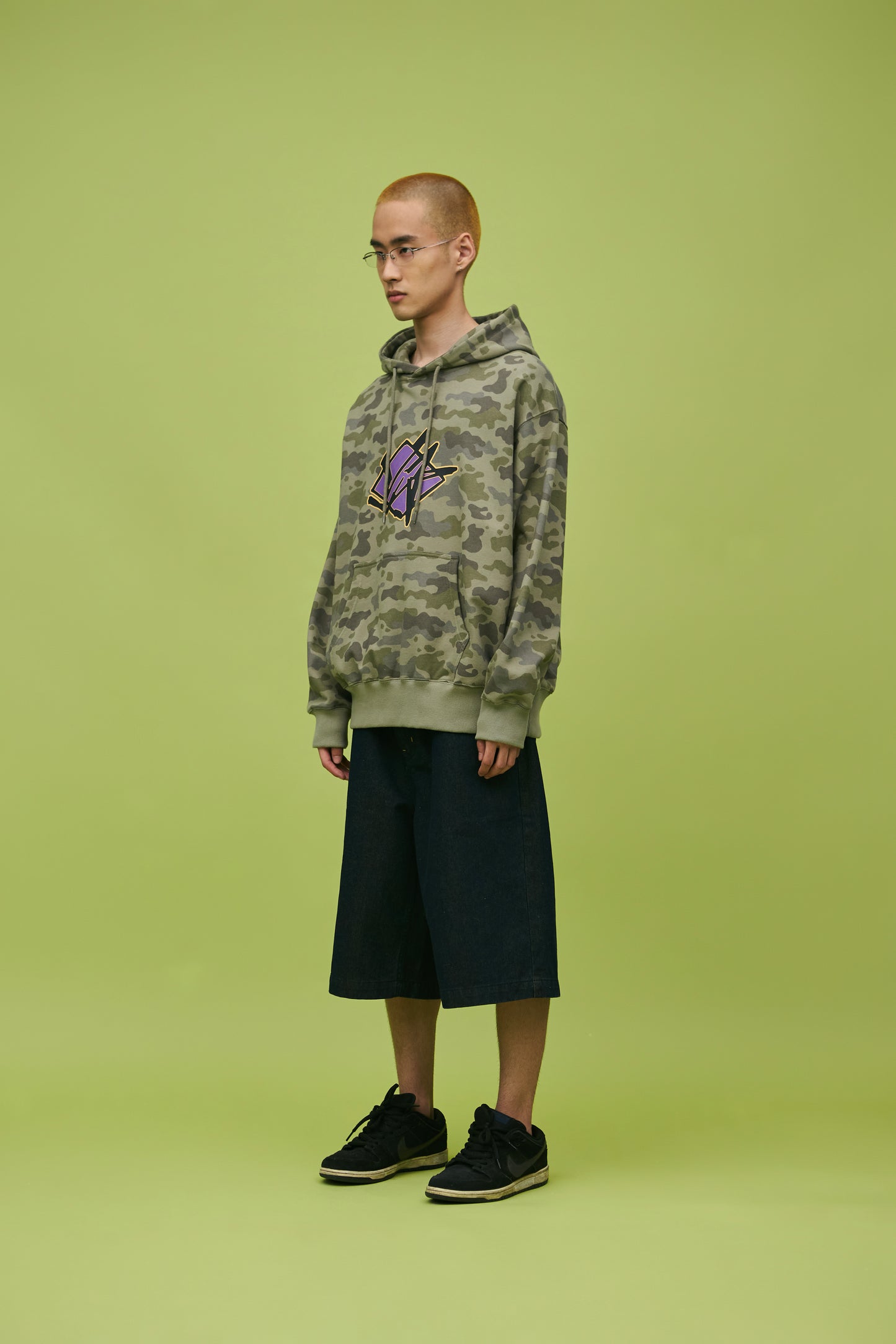 Y.E.S Camo Sign Hoodie