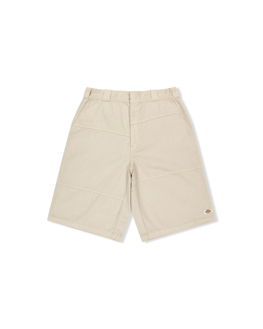 Loose Fit Flat Front Work Shorts, 13"