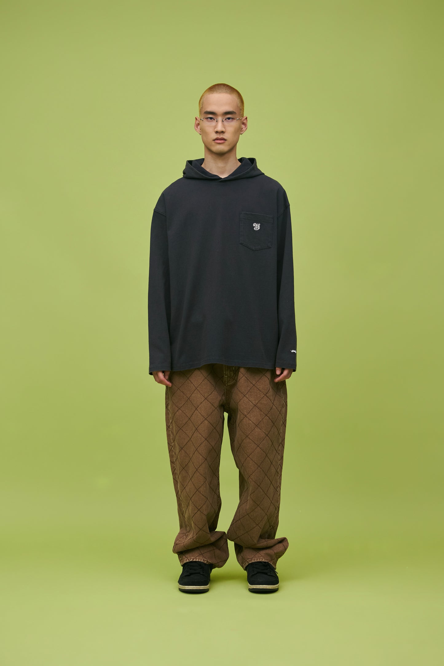 Y.E.S Washed Single Hoodie