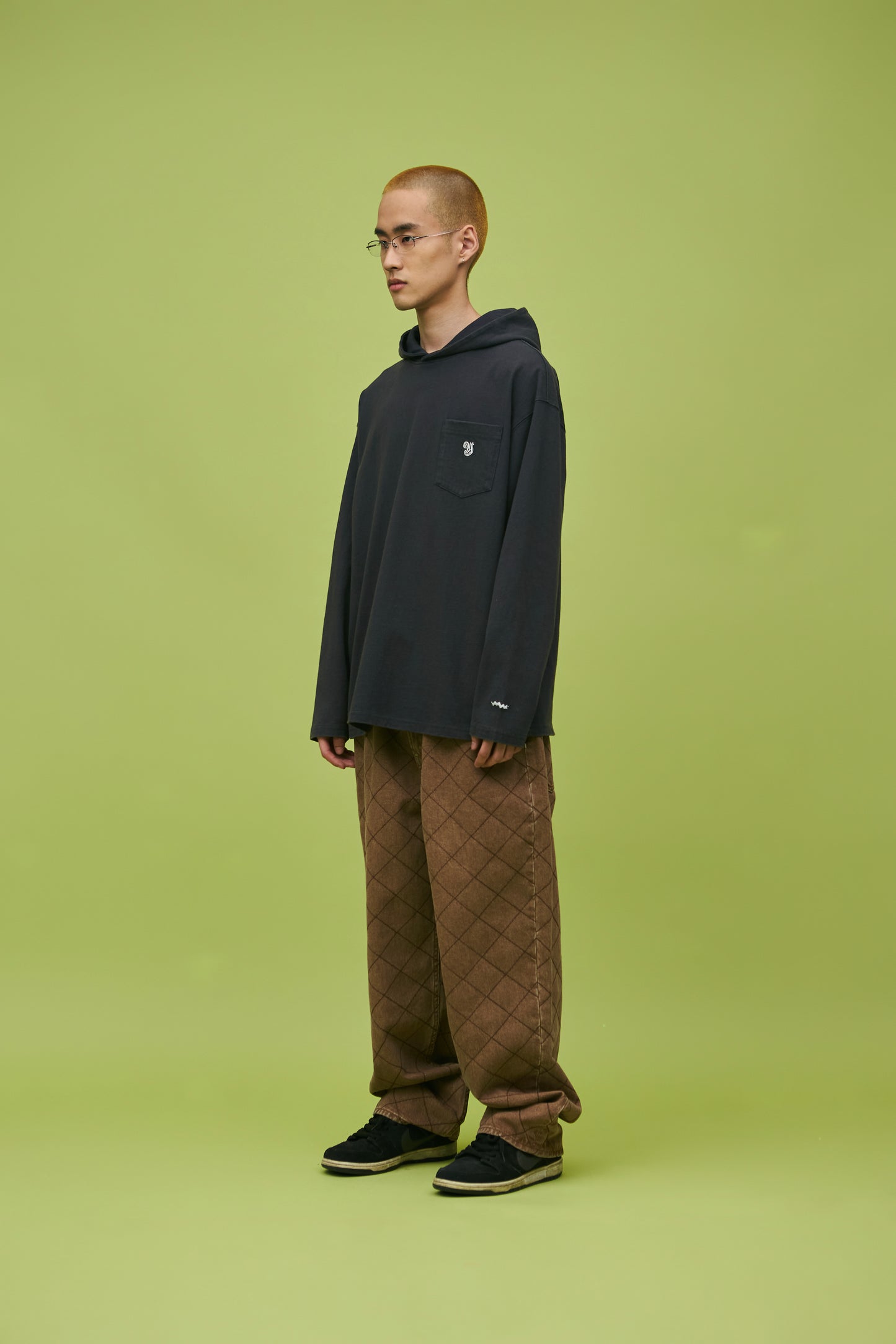Y.E.S Washed Single Hoodie