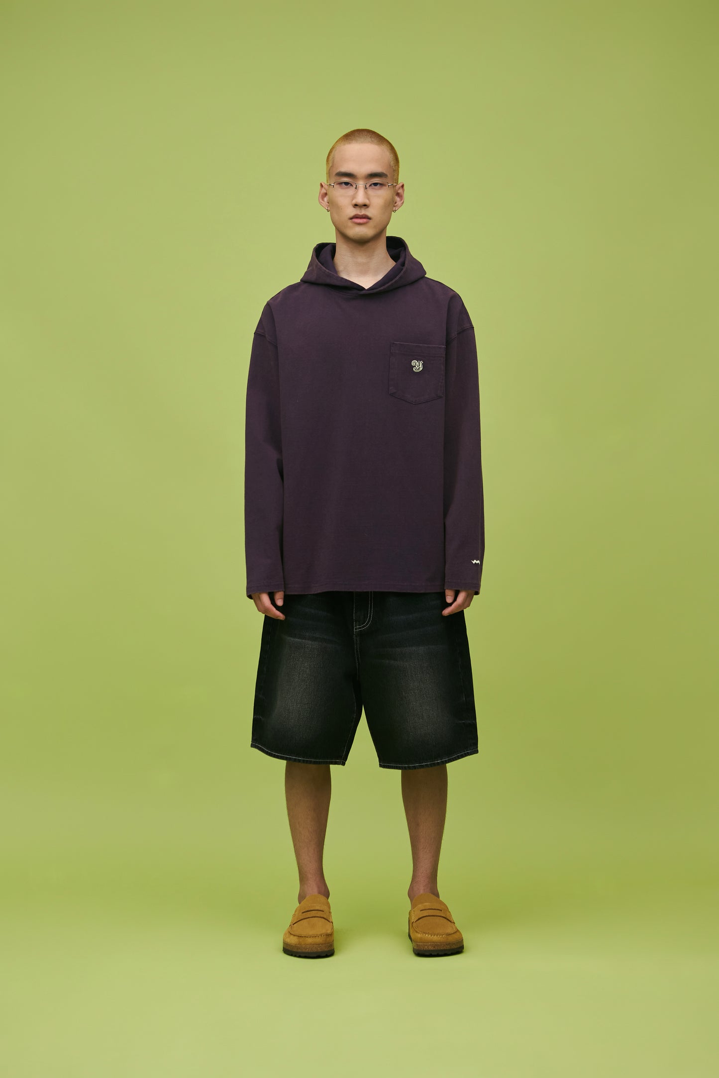 Y.E.S Washed Single Hoodie