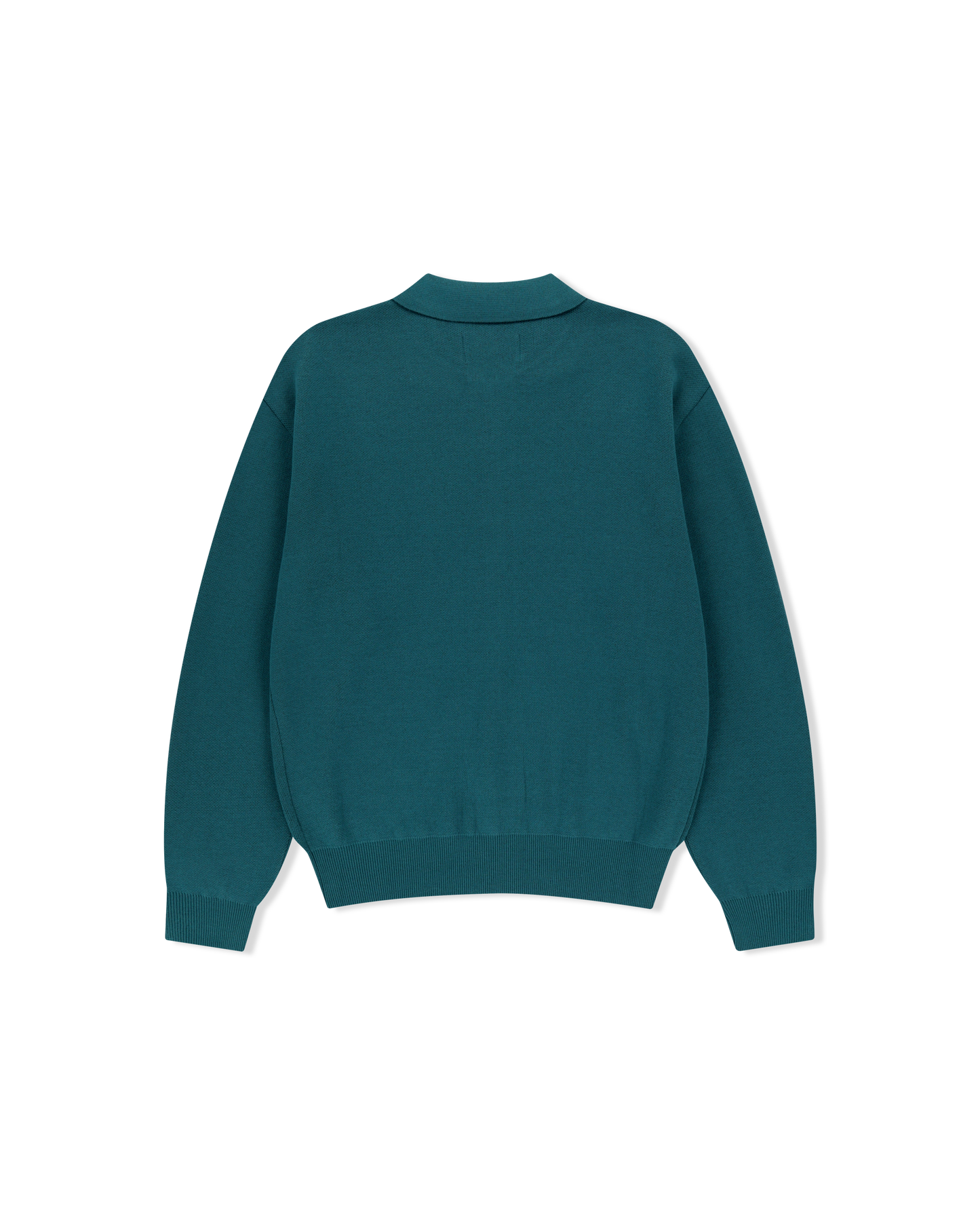 Knit Zip Up Polo Cardigan