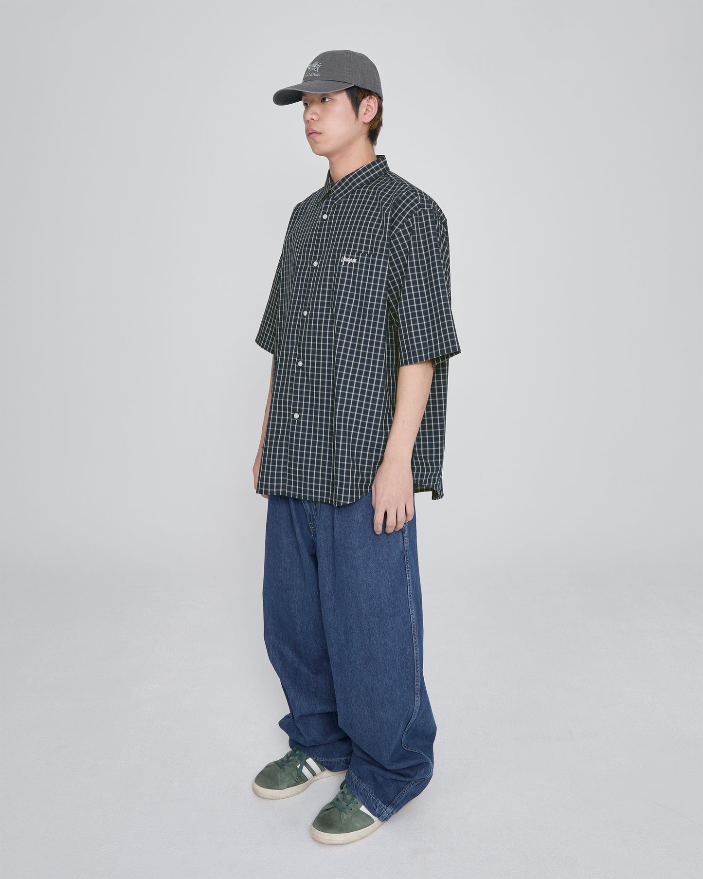 Y.E.S Short Sleeve Check Shirt
