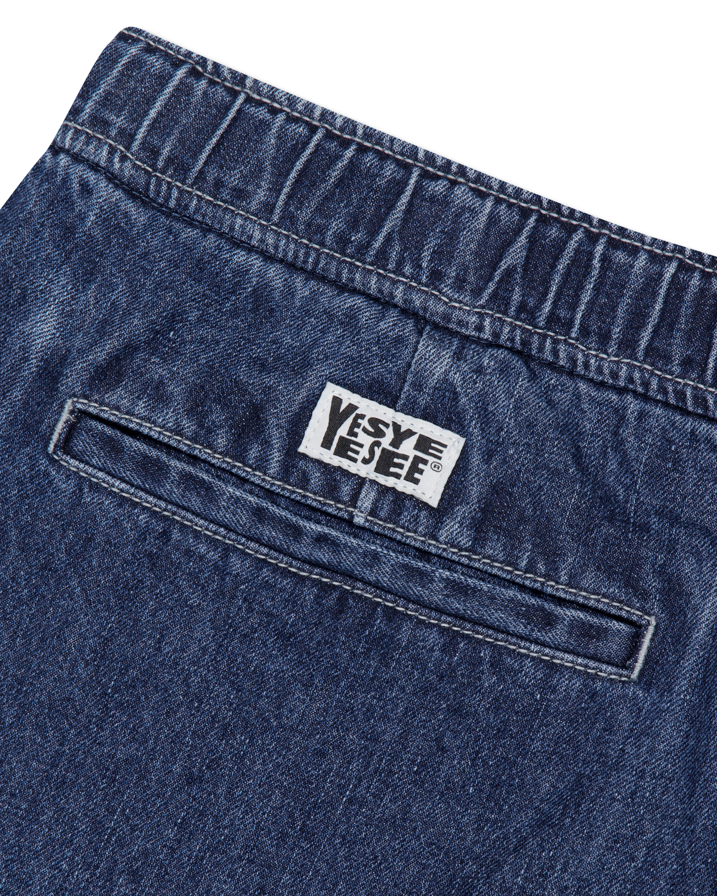 Adjustable X-Hook Easy Denim Pants