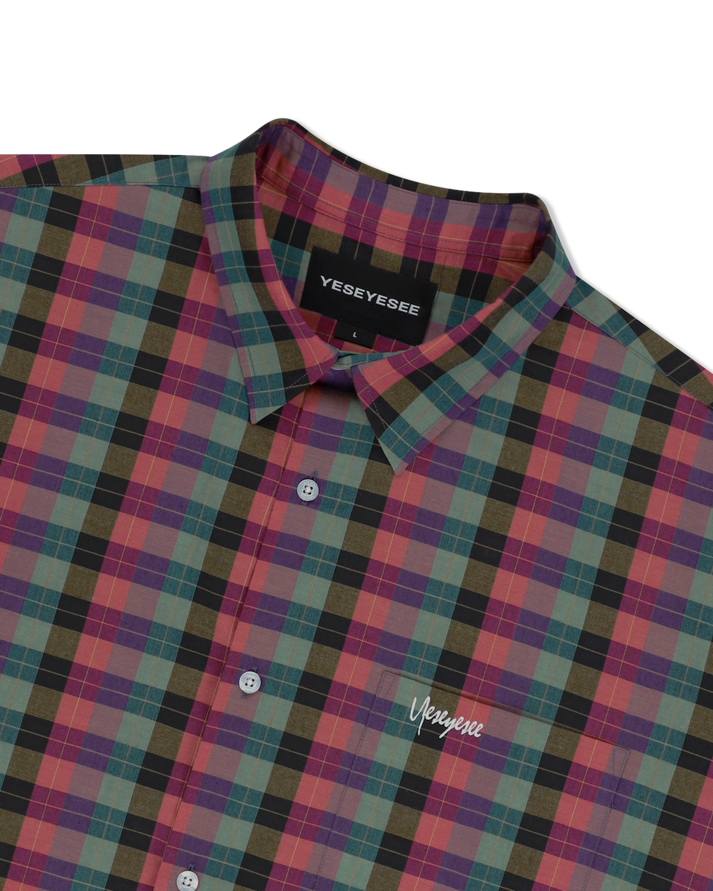 Y.E.S Short Sleeve Check Shirt