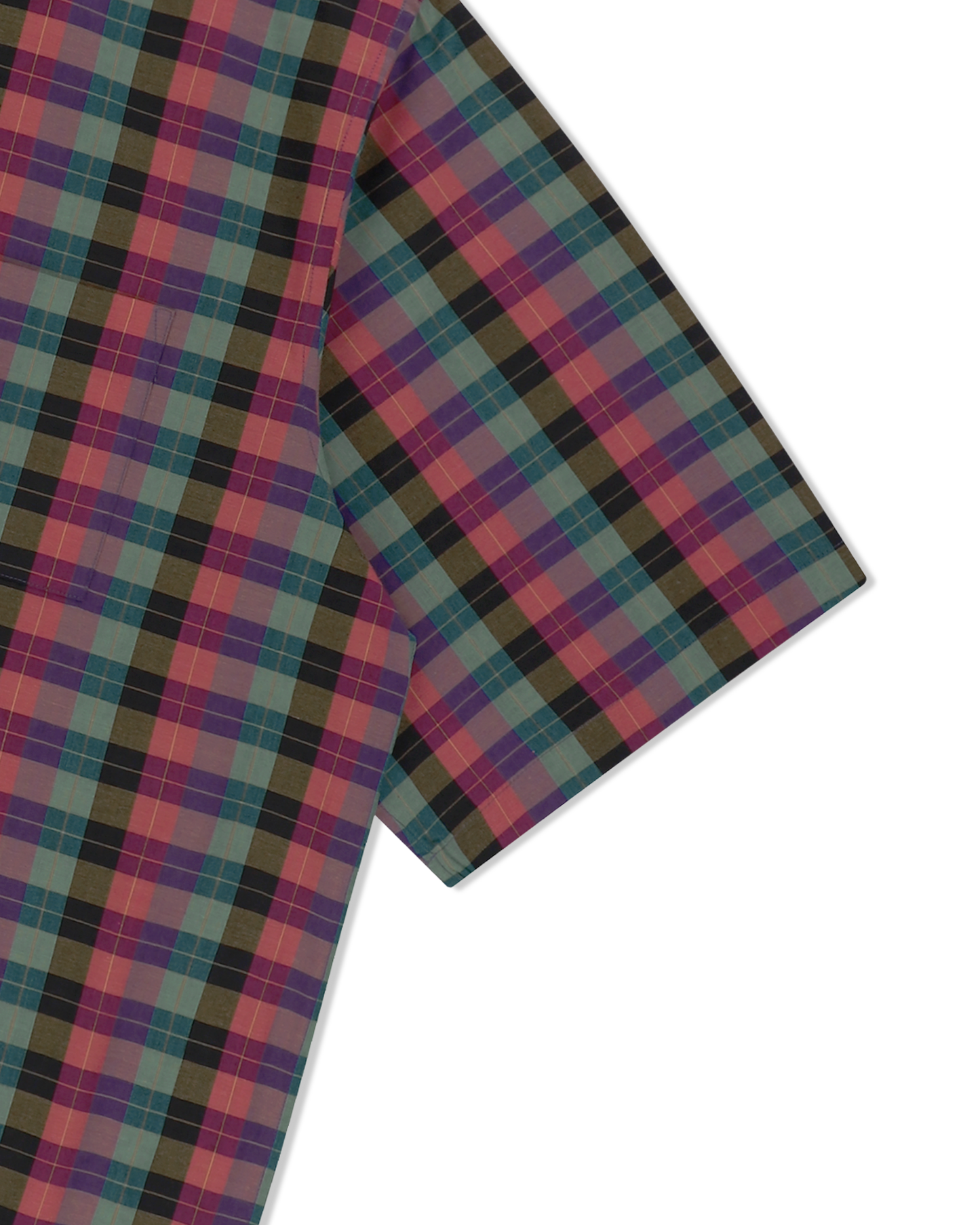 Y.E.S Short Sleeve Check Shirt