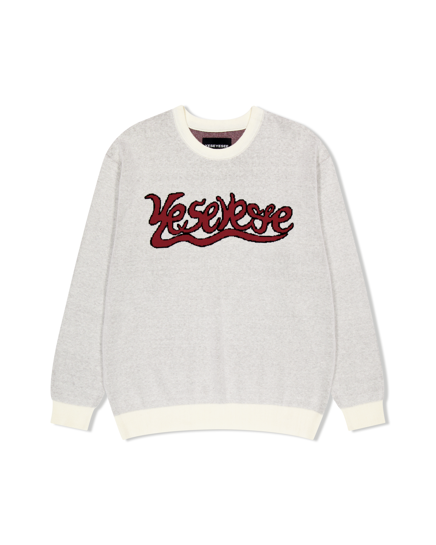 Snail Logo Long Sleeve Knit Pullover