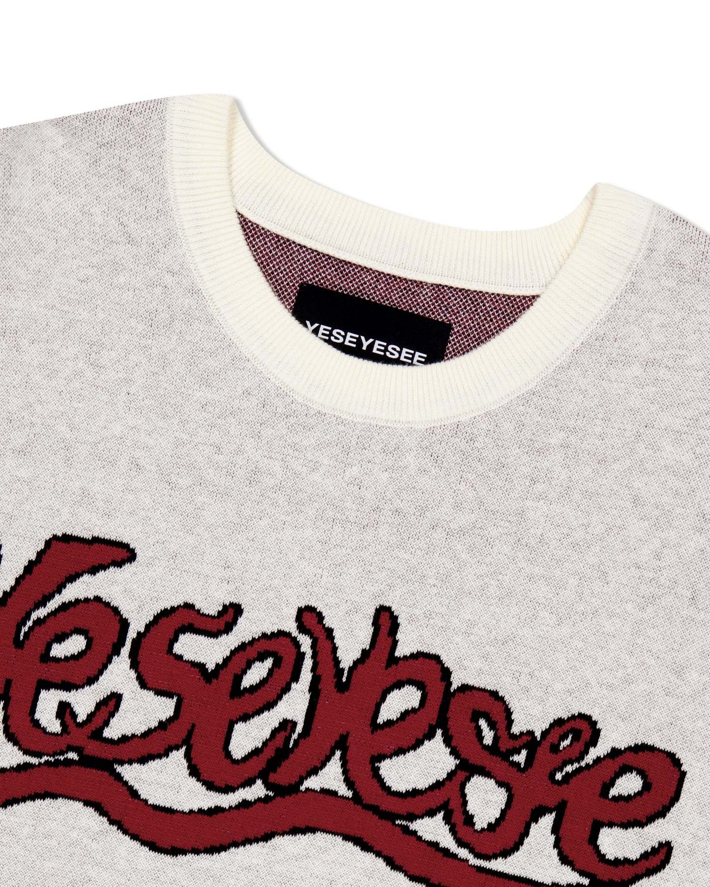 Snail Logo Long Sleeve Knit Pullover