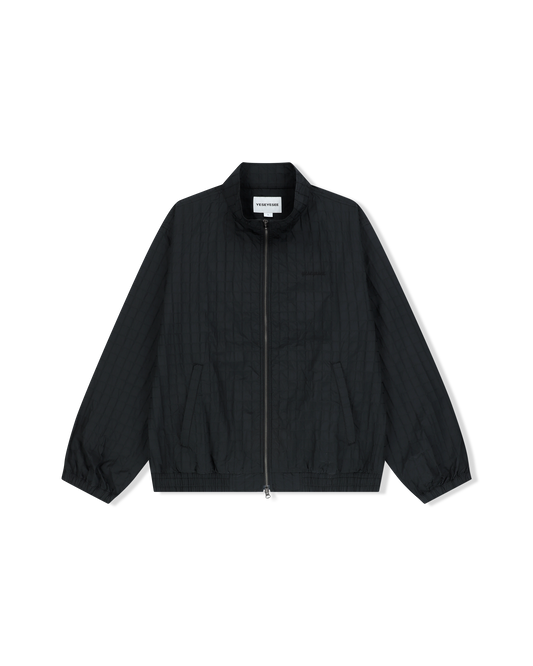 Windowpane Zip Blouson