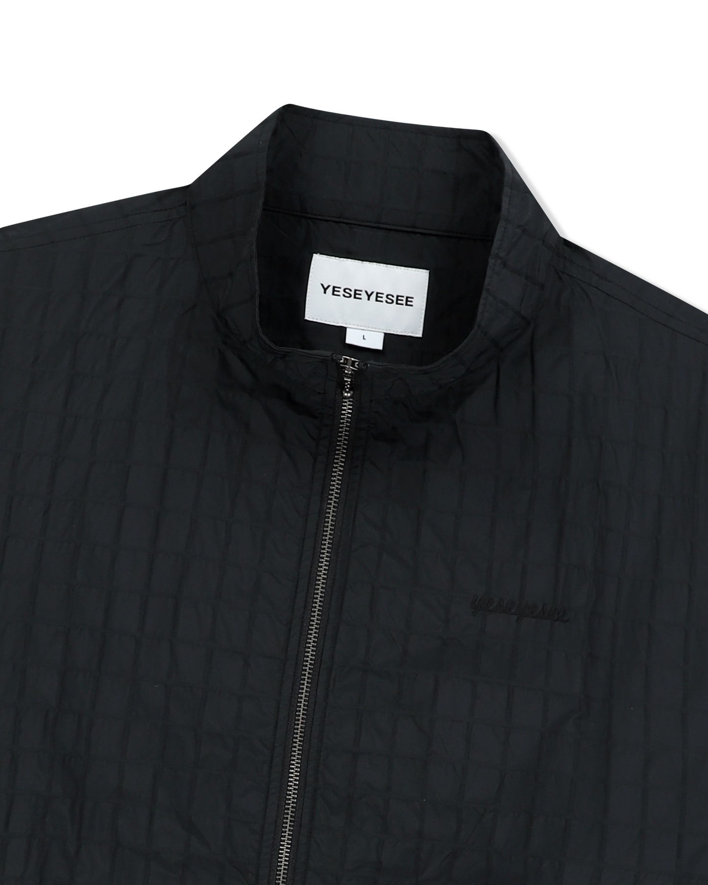 Windowpane Zip Blouson