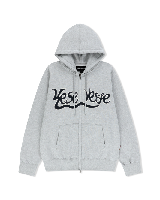 Y.E.S Snail Logo Zip-up Hoodie