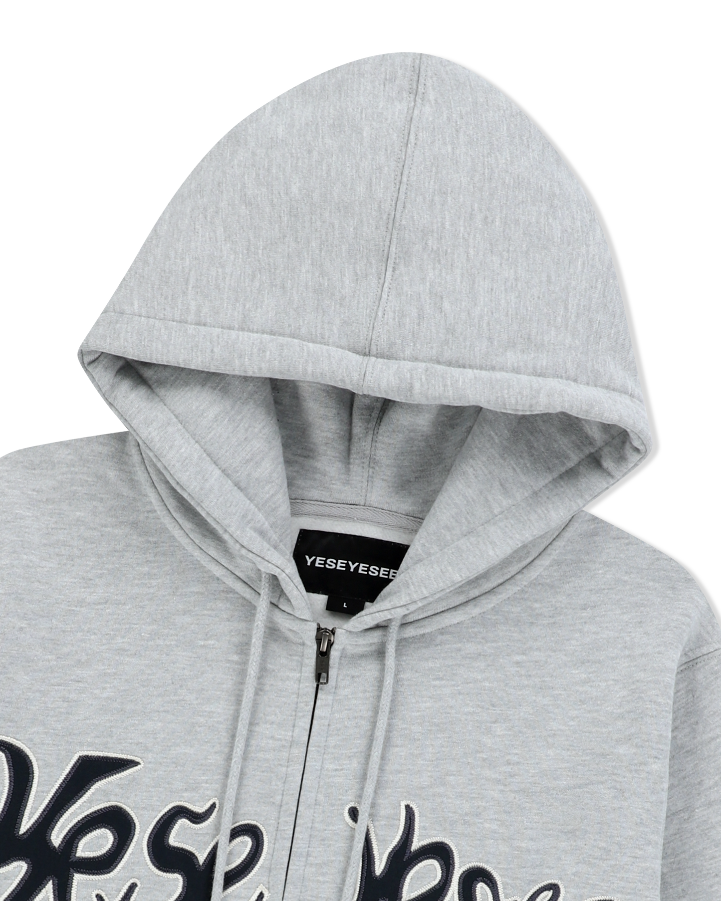 Y.E.S Snail Logo Zip-up Hoodie
