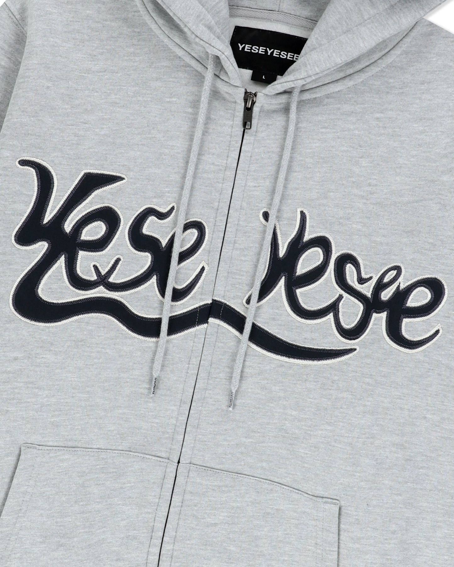 Y.E.S Snail Logo Zip-up Hoodie