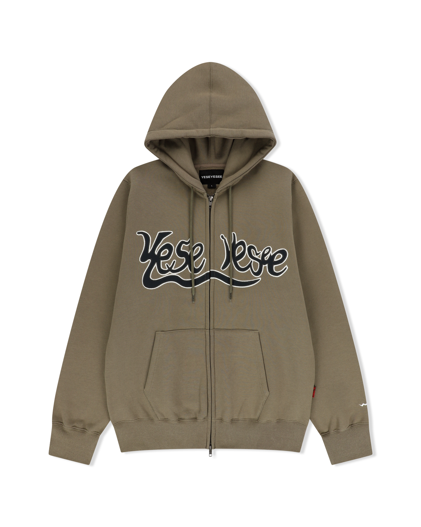 Y.E.S Snail Logo Zip-up Hoodie