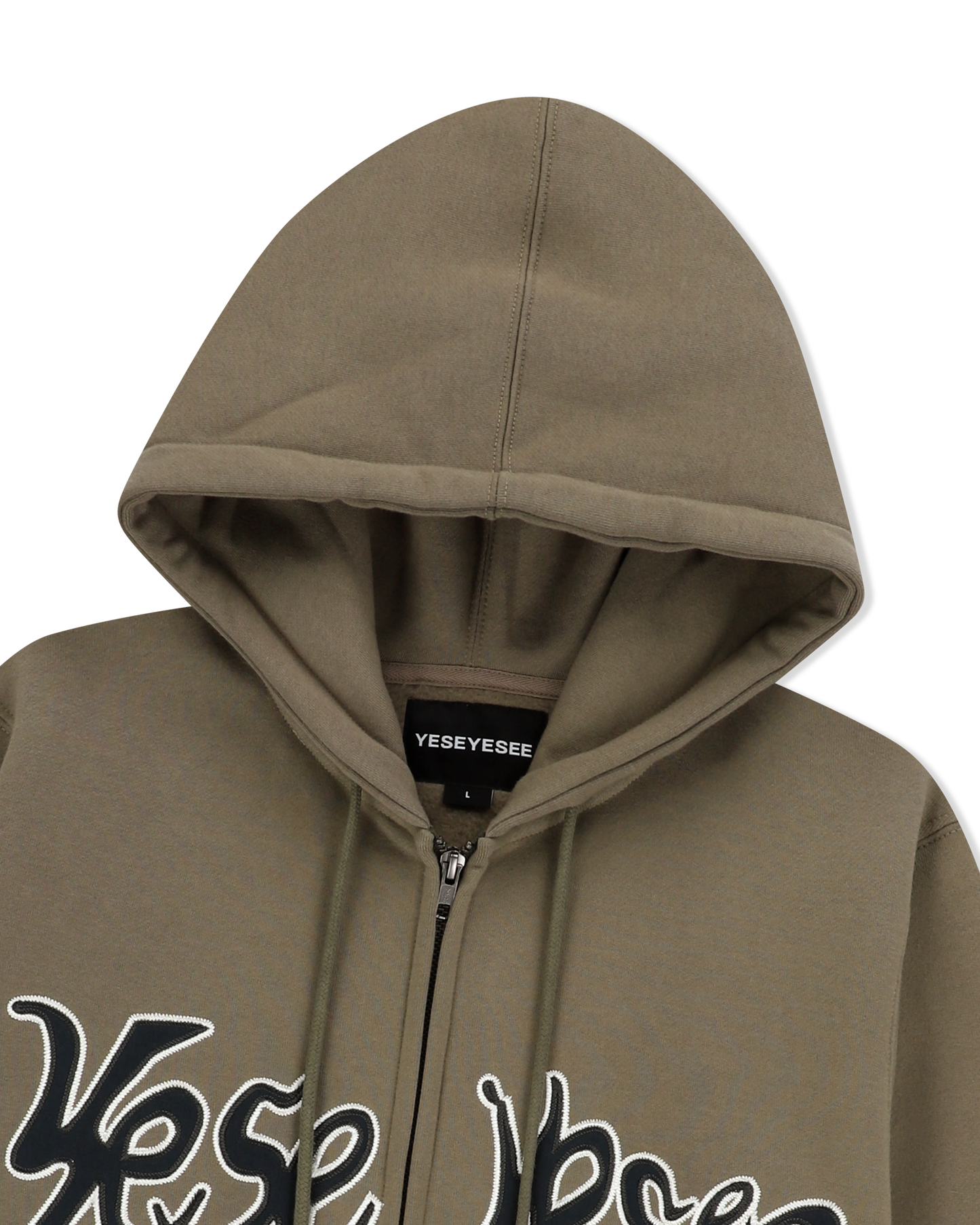 Y.E.S Snail Logo Zip-up Hoodie