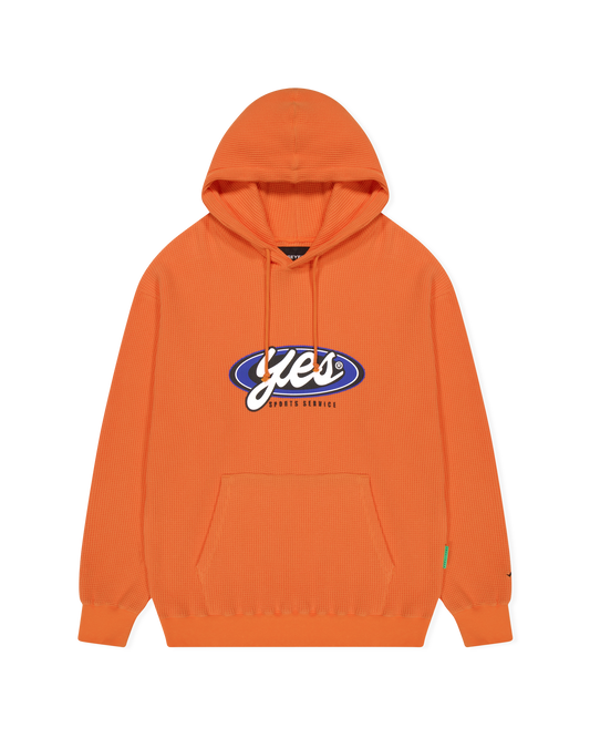 Y.E.S Waffle Hoodie