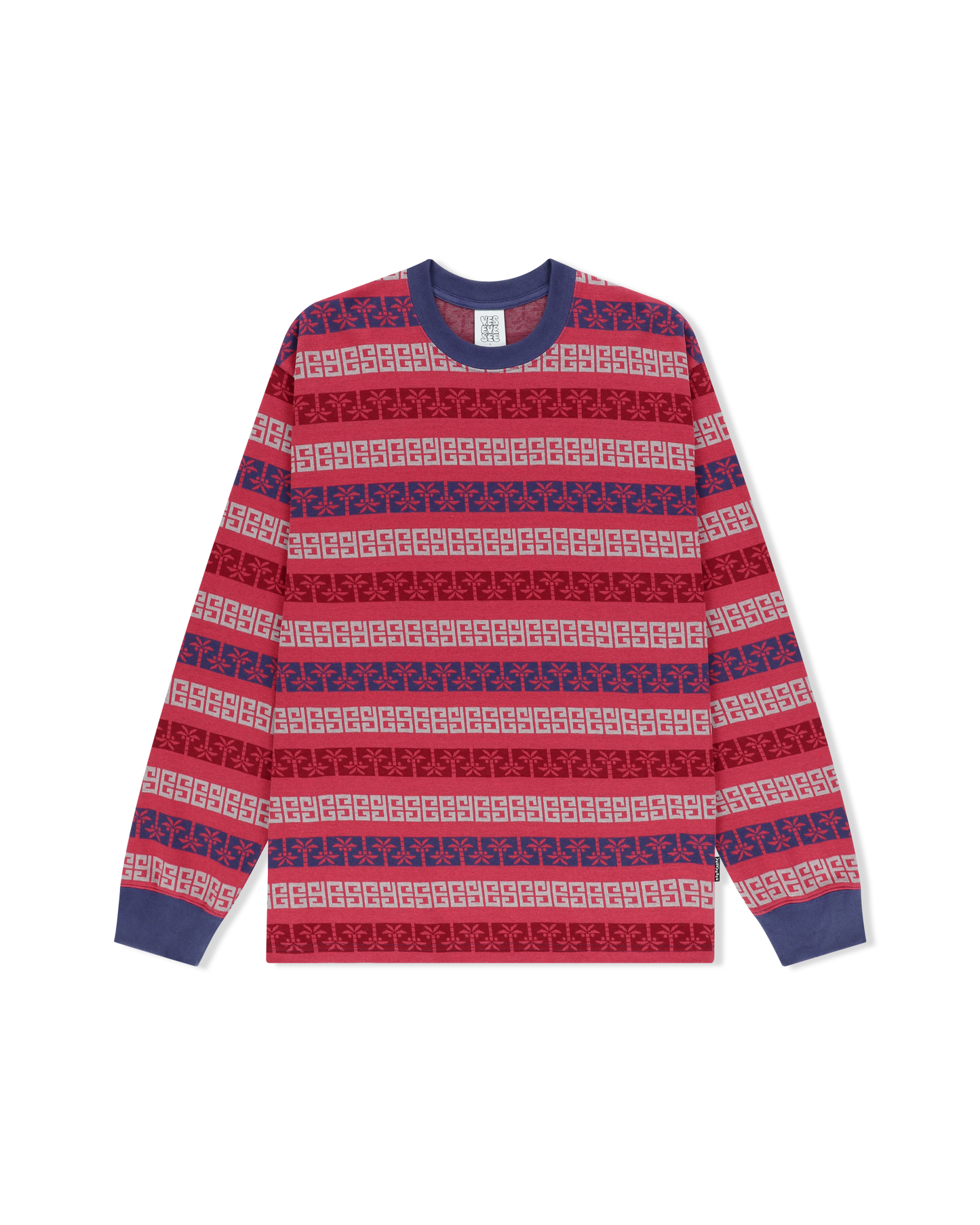 Y.E.S Palm Jacquard L/S