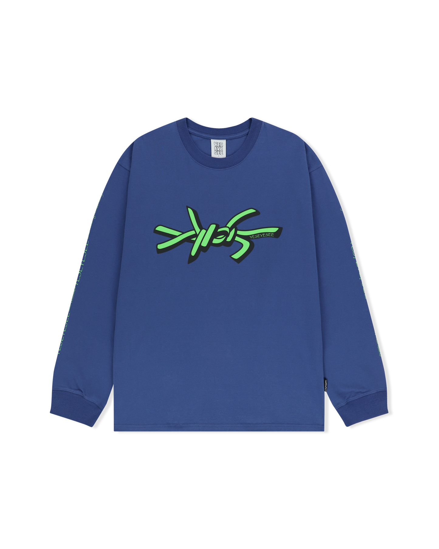 Y.E.S Wire Logo L/S