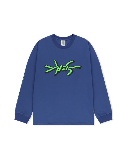 Y.E.S Wire Logo L/S