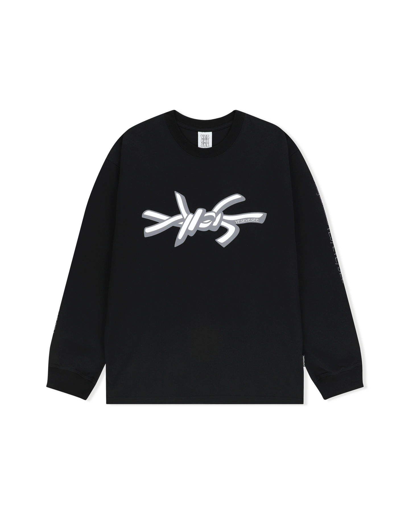 Y.E.S Wire Logo L/S