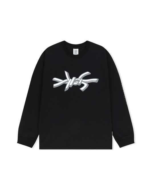 Y.E.S Wire Logo L/S