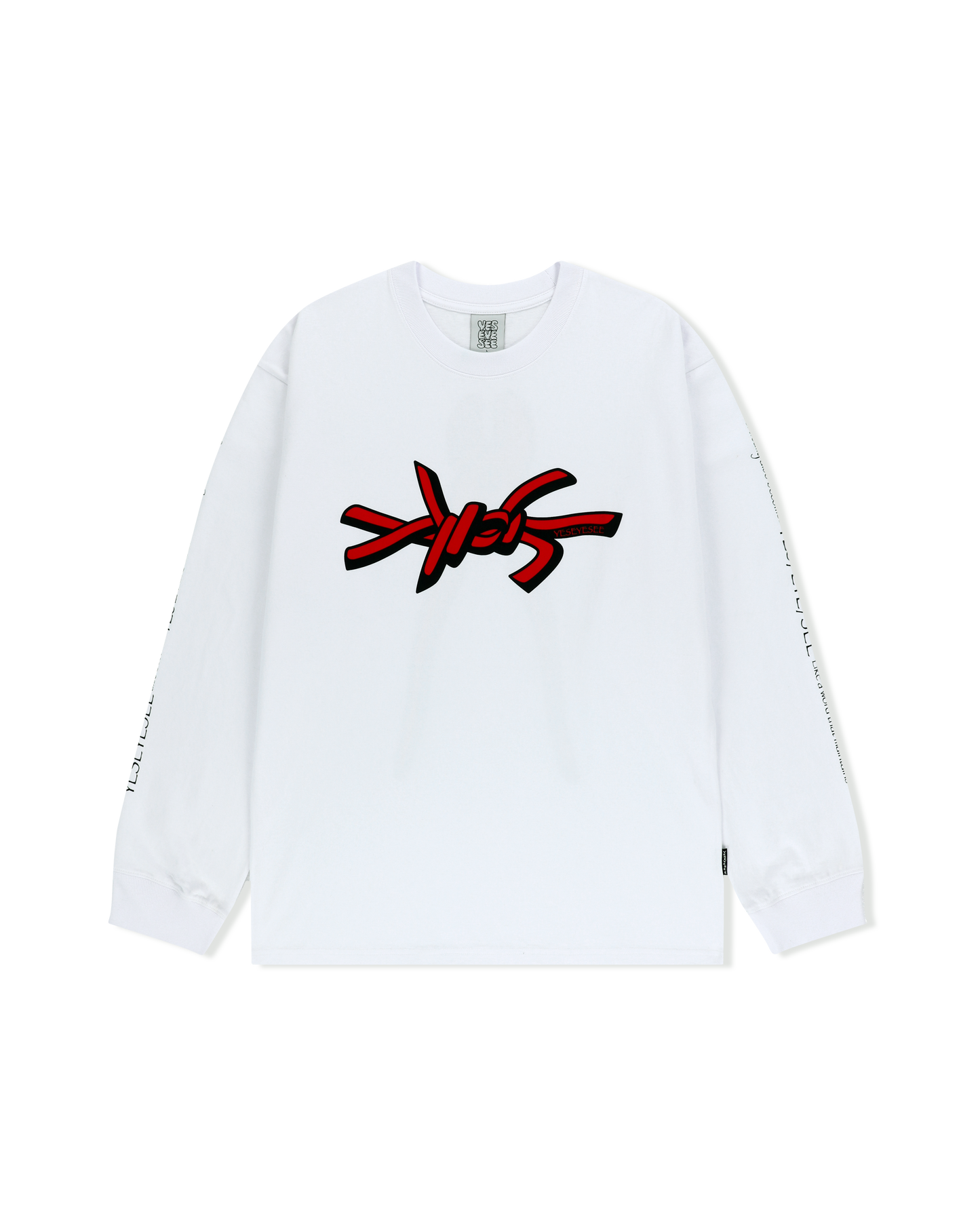 Y.E.S Wire Logo L/S
