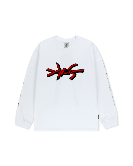 Y.E.S Wire Logo L/S