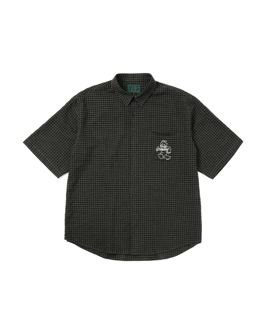Y.E.S x Tappei Short Sleeve Check Shirt