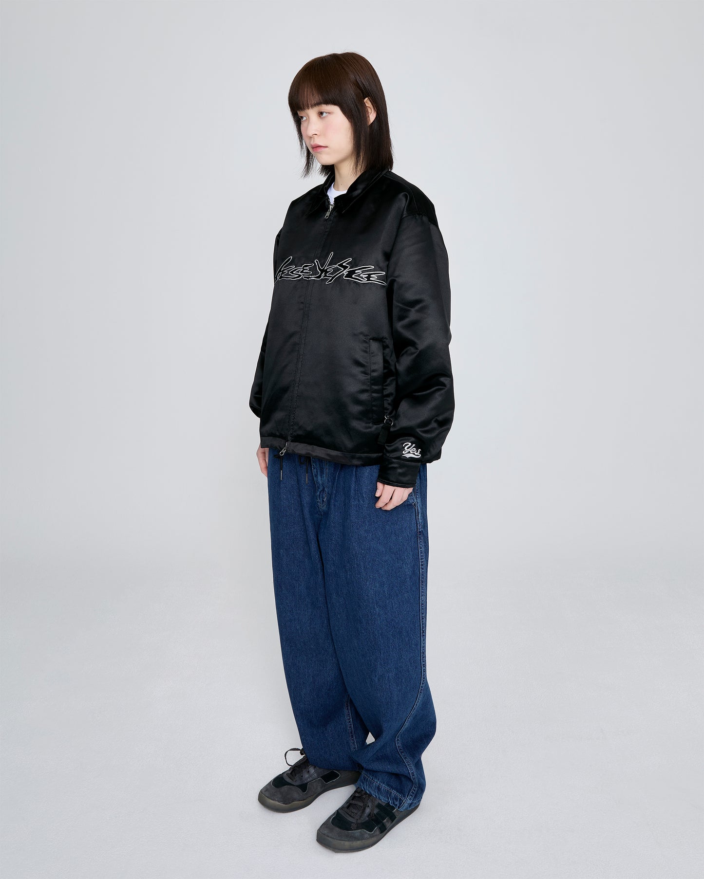 Chain Stitch Logo Coach Jacket