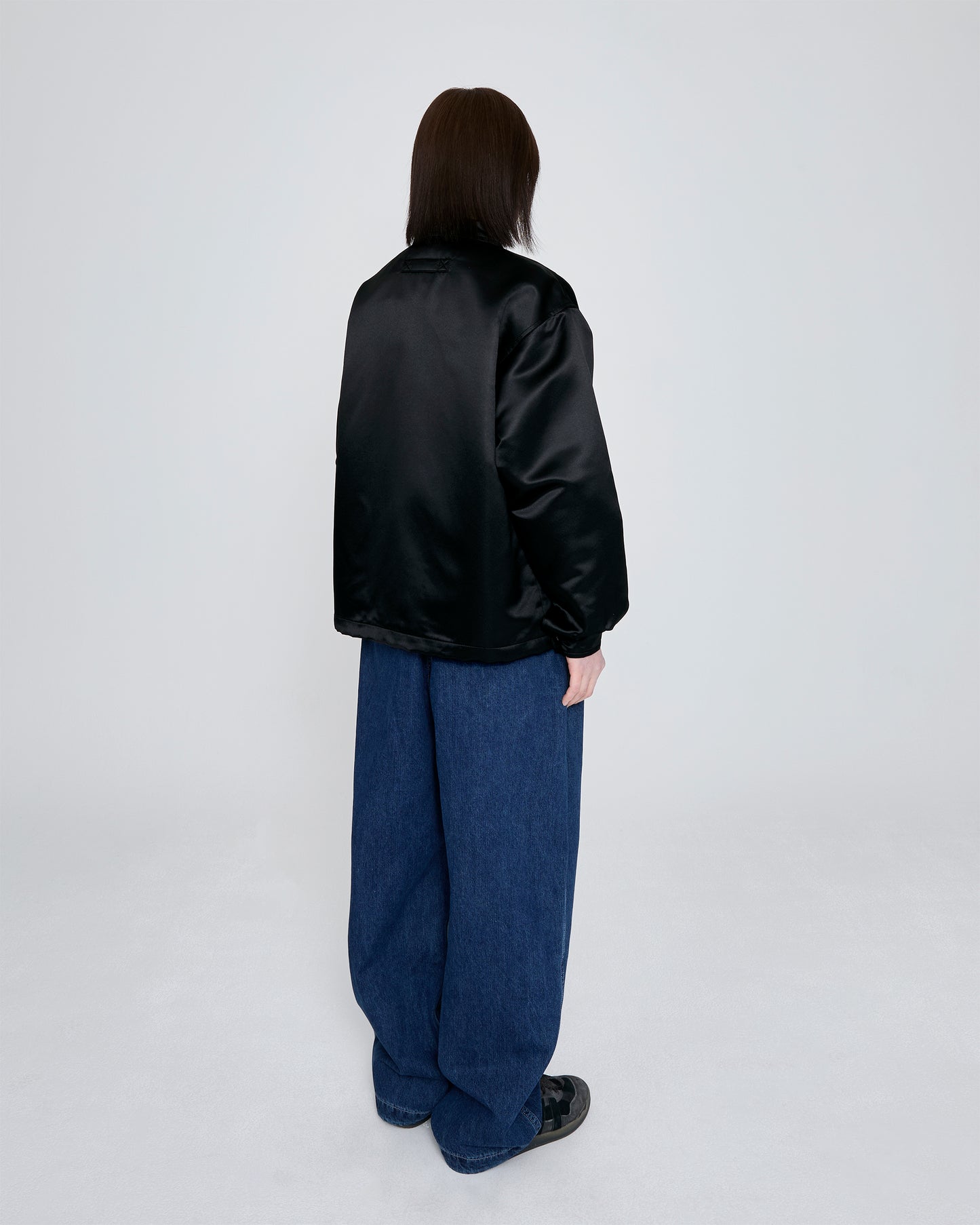 Chain Stitch Logo Coach Jacket