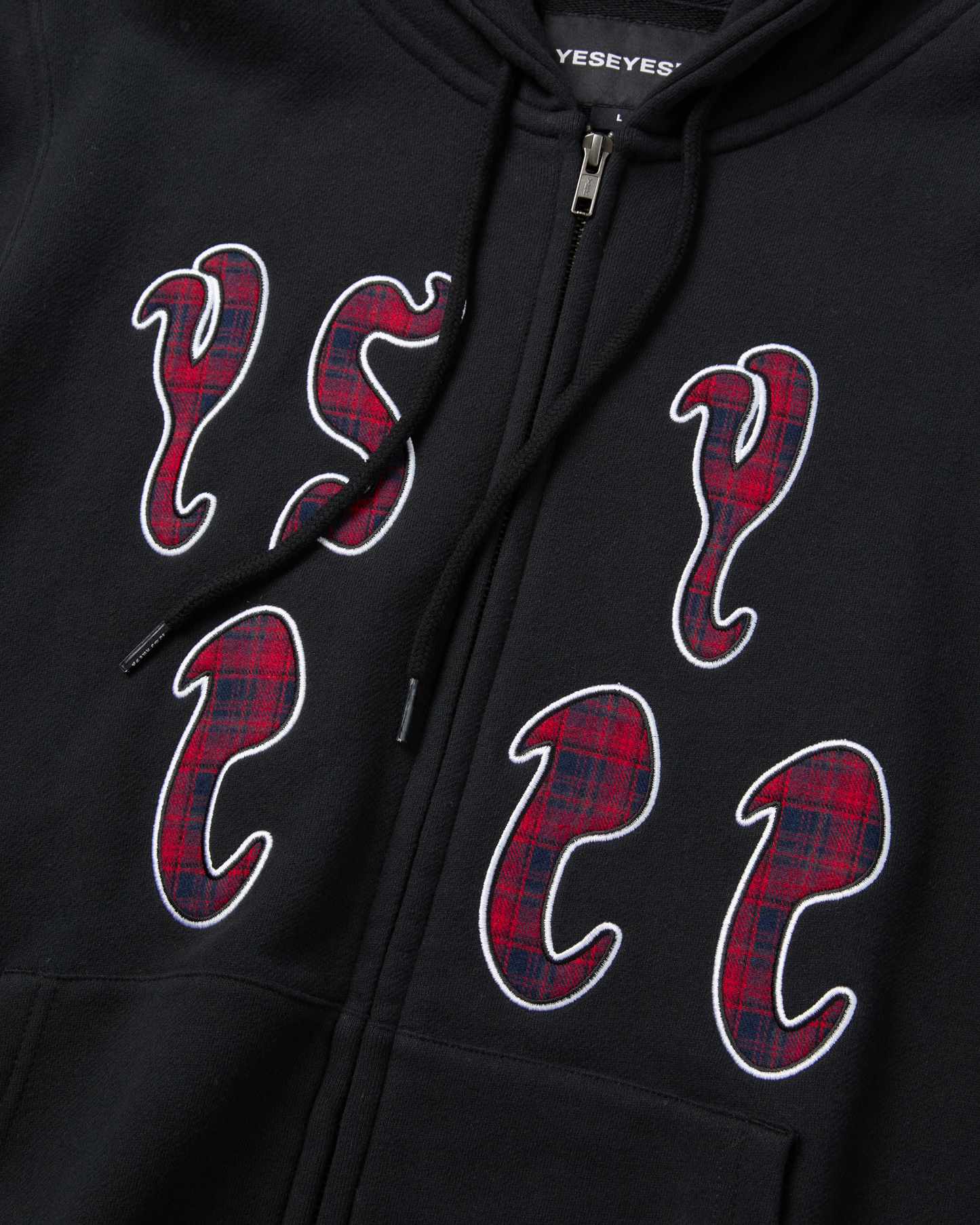 Y.E.S Bully Check Zip-up Hoodie
