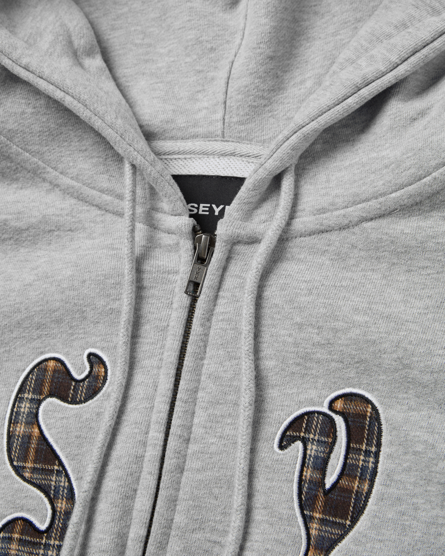 Y.E.S Bully Check Zip-up Hoodie