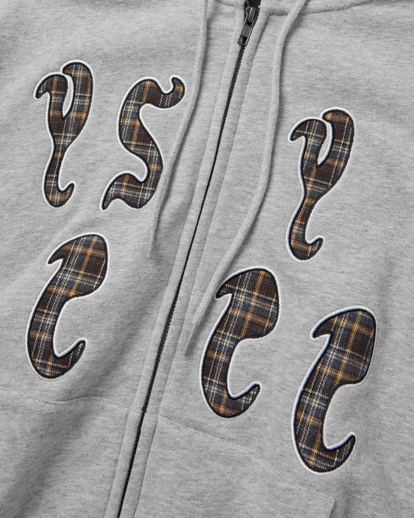 Y.E.S Bully Check Zip-up Hoodie