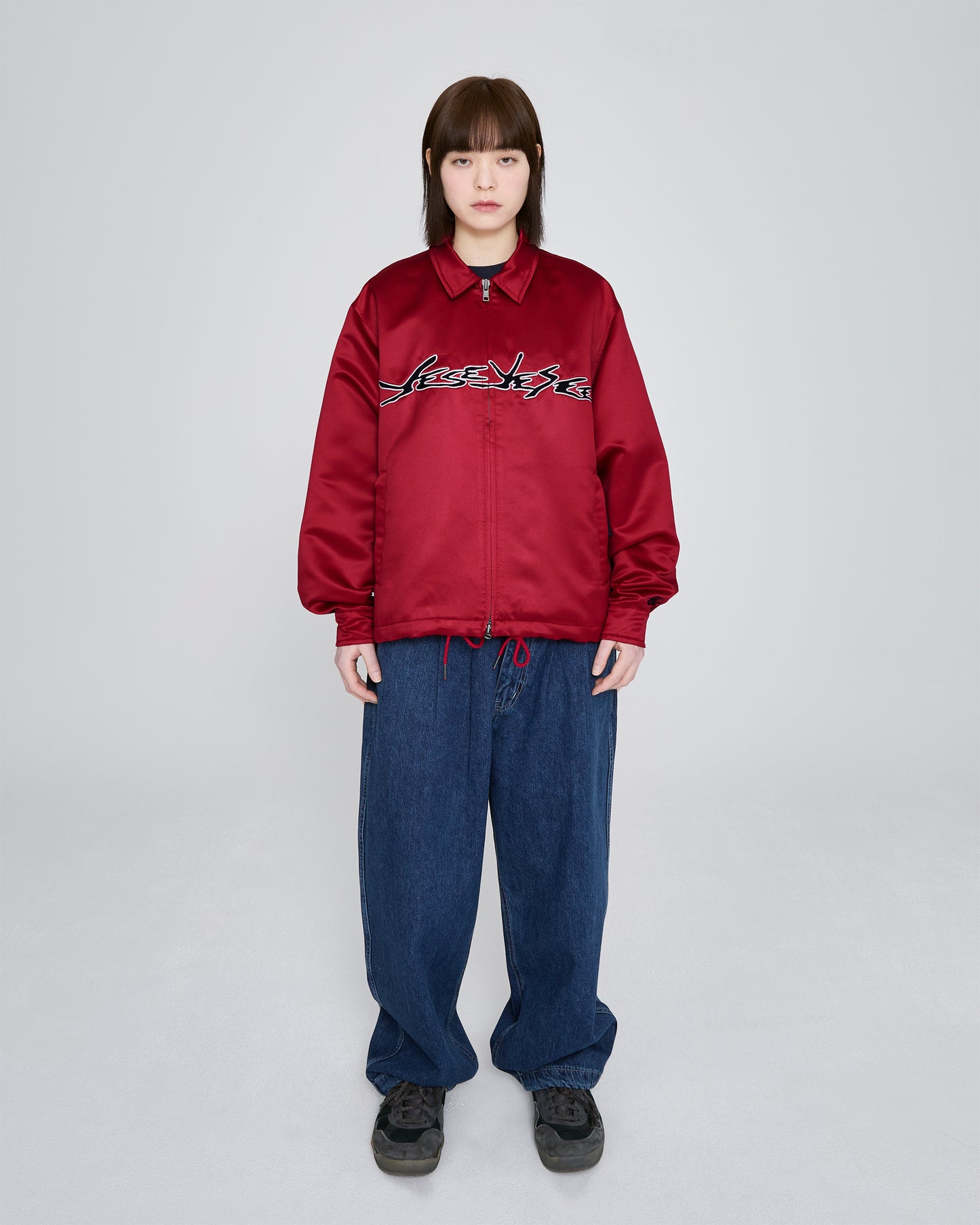 Chain Stitch Logo Coach Jacket