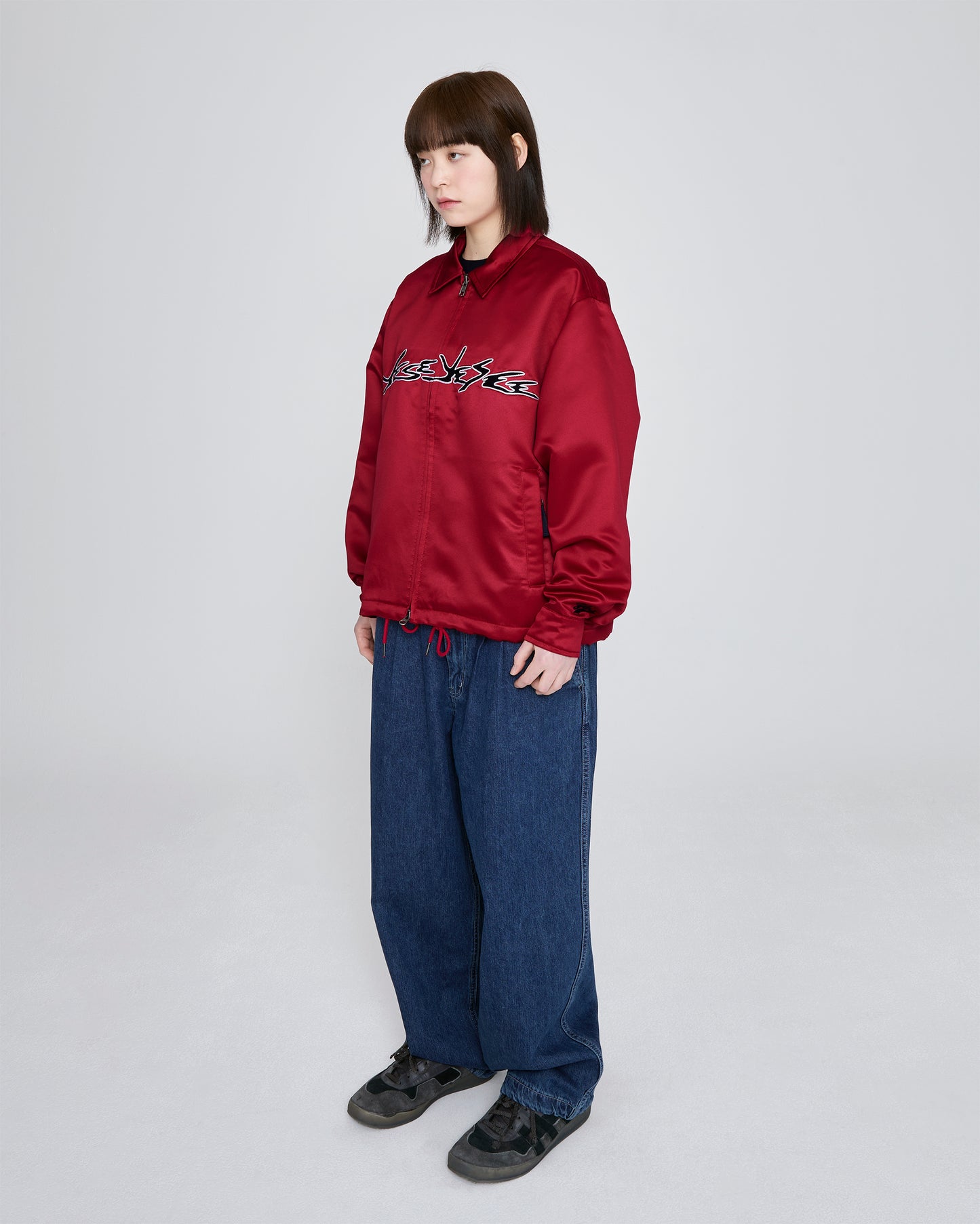 Chain Stitch Logo Coach Jacket